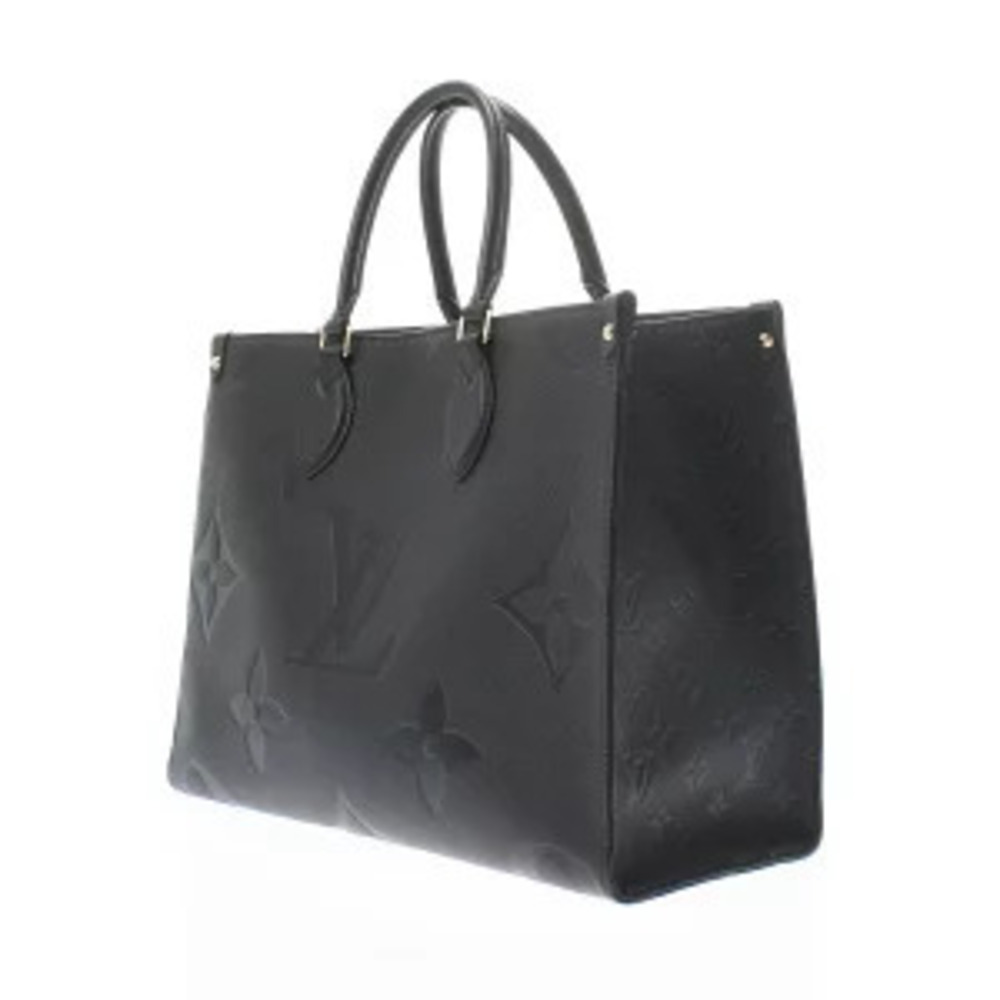 Louis Vuitton Black Noir Handbag Monogram OnTheGo Leather Empreinte